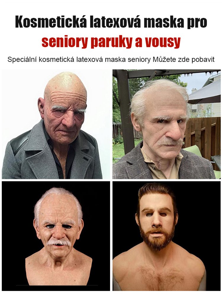 Silikonová maska pro simulaci